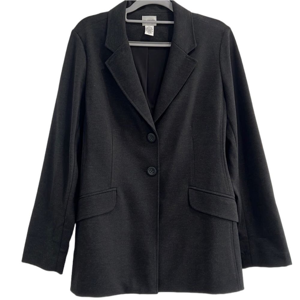 Chico's Black Two-Button Blazer